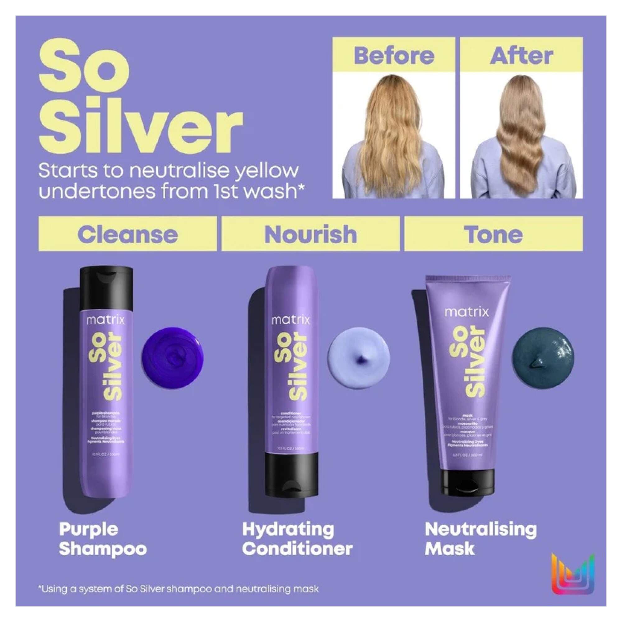 Total Results So Silver Shampoo 300ml - Image 3