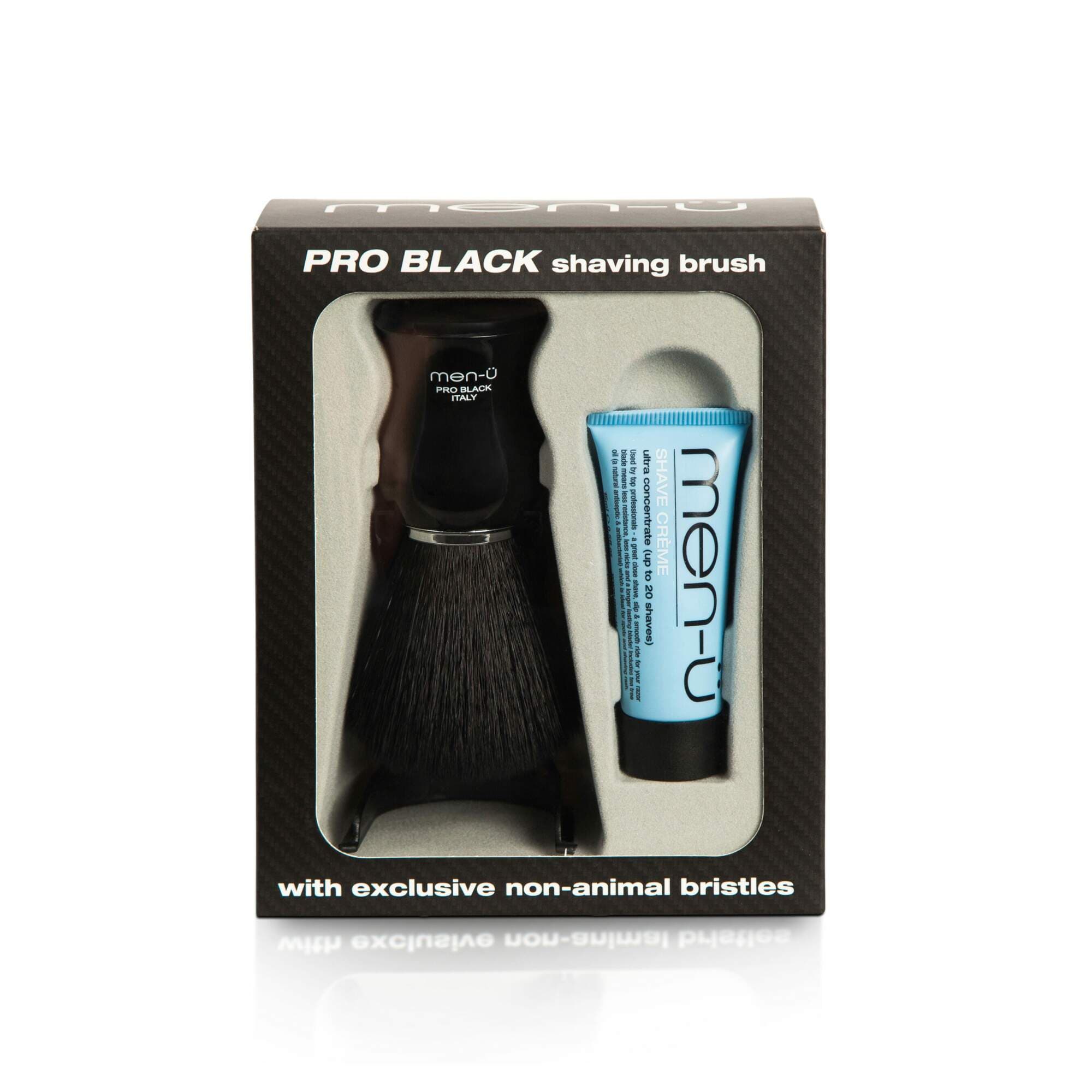 Men-u - Shave/Facial - Pro Black Shaving Brush