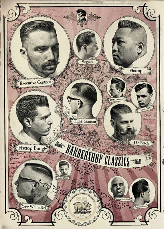 Reuzel Barbershop Classics Poster
