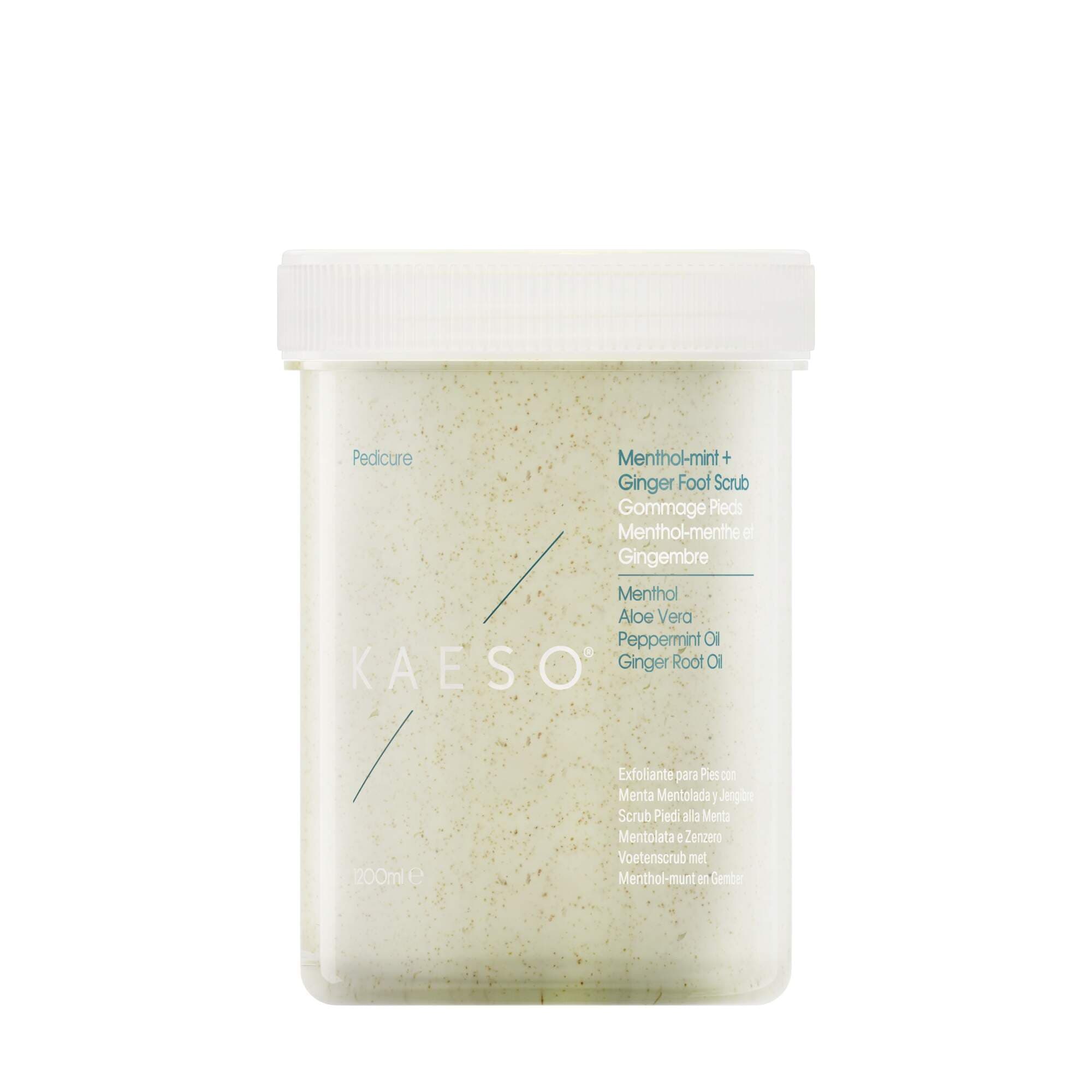 KAESO PEDICURE - Menthol-mint + Ginger Foot Scrub 1200ml - Image 3