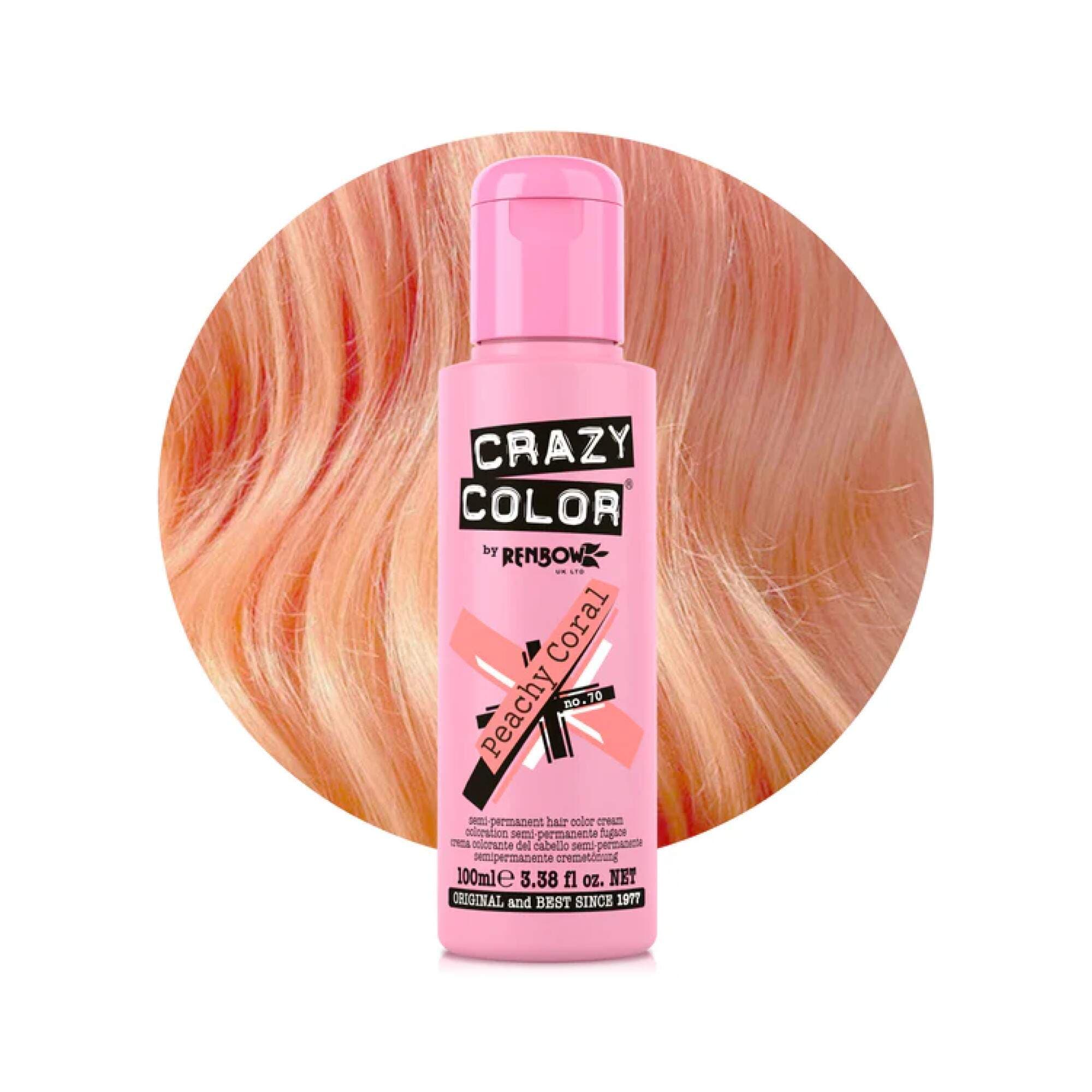 Crazy Color - Vibrant Shades - Peachy Coral (70)