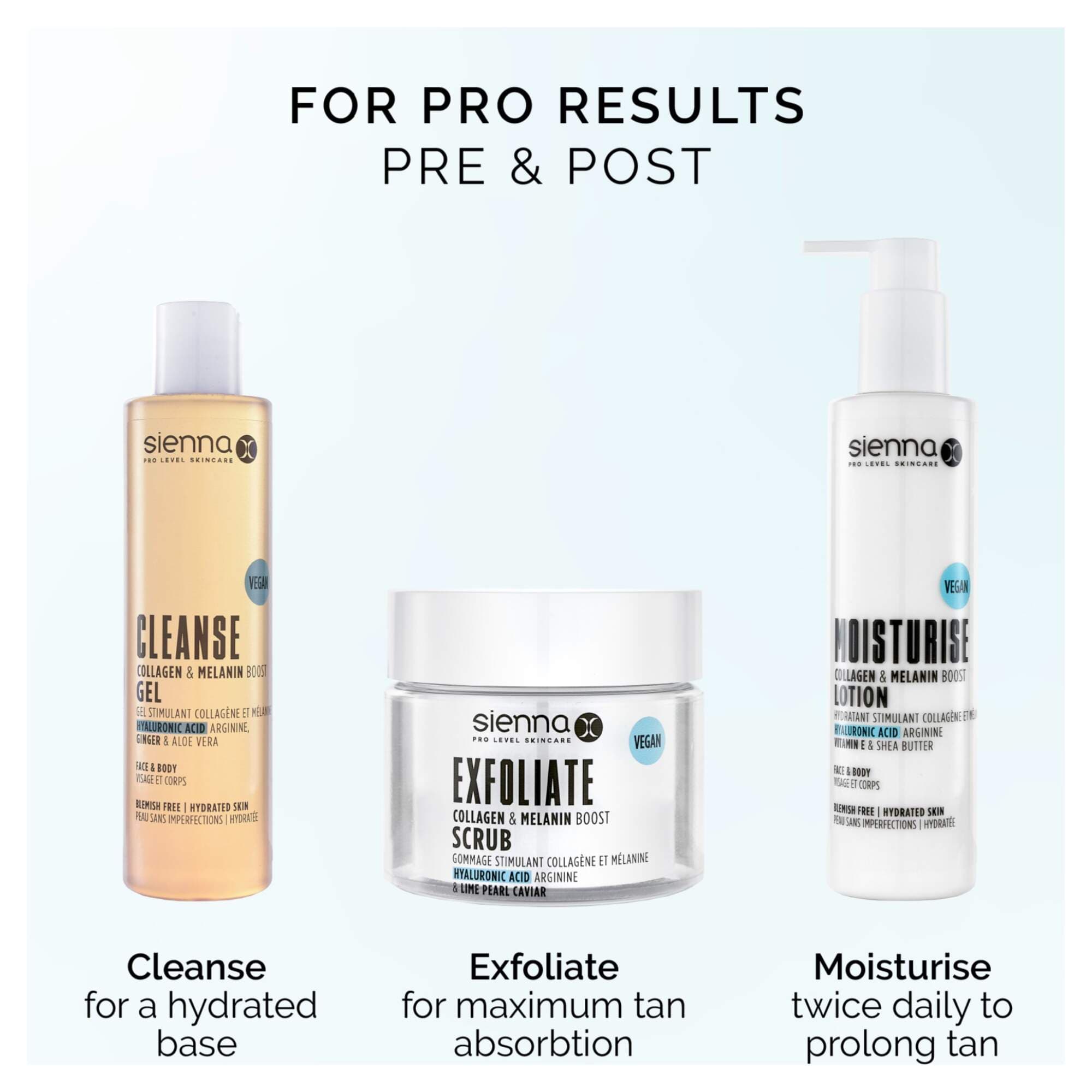 SIENNA X TAN - RETAIL - GRADUAL Untinted Self Tan Lotion - 200ml - Image 4