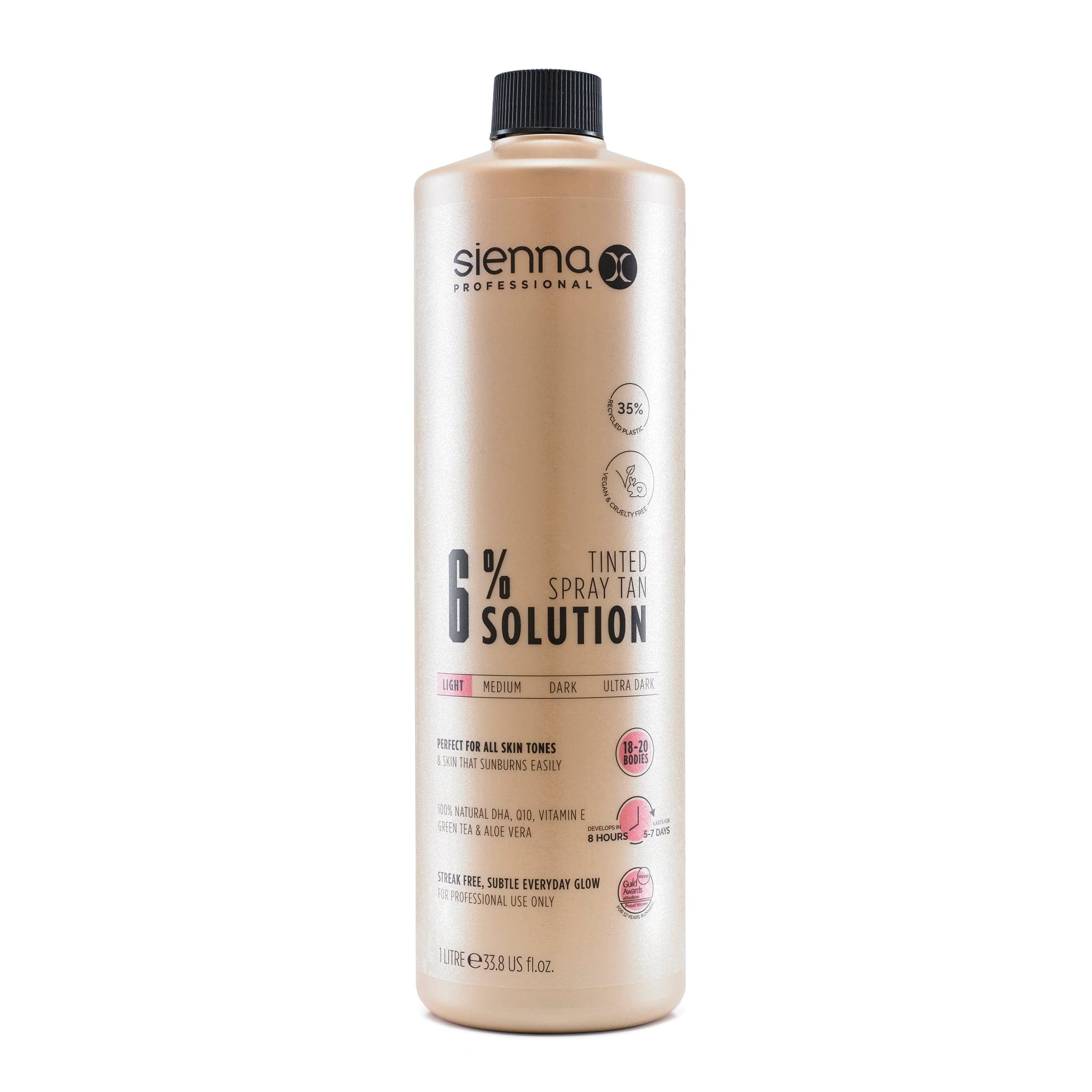 SIENNA X TAN - SOLUTION - 6% Tinted Spray Tan - 1 Litre