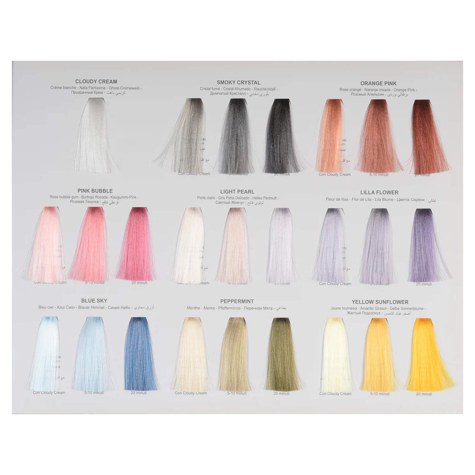 Lisap - LISAPLEX Pastel Color - Shade Chart