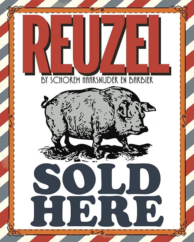 Reuzel Sold Here Window Cling
