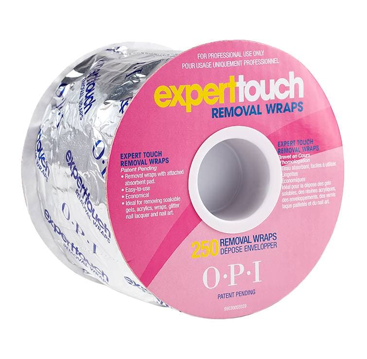 OPI - NAIL ESSENTIALS - Expert Touch Remover Wraps - 250/Roll