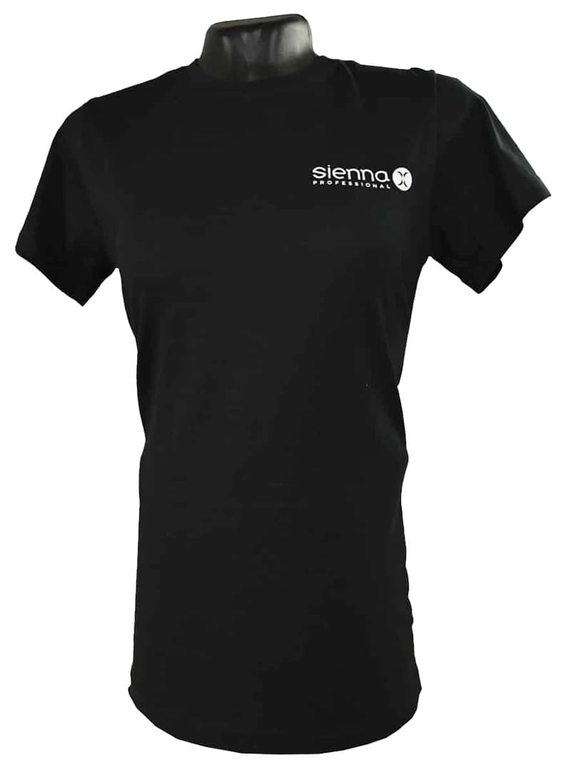 SIENNA X TAN -- ACCESSORIES - Branded Sienna X T-Shirt - Black - Medium