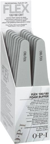 OPI - FILES - Flex Silver Moss - 100/180 - 16 Piece Display