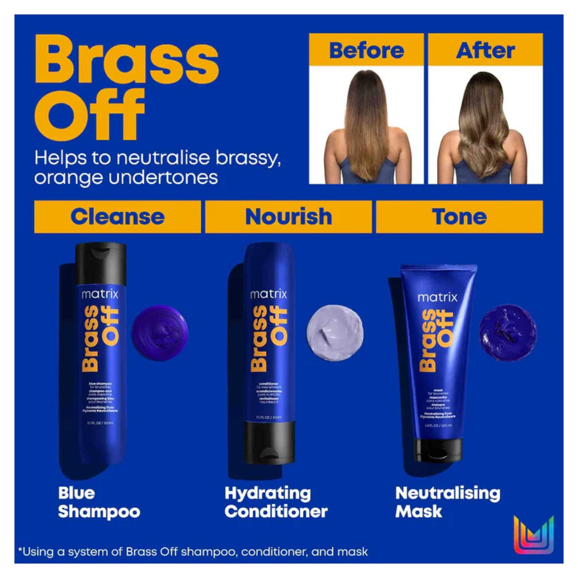 Total Results Brass Off Shampoo 300ml - Image 3