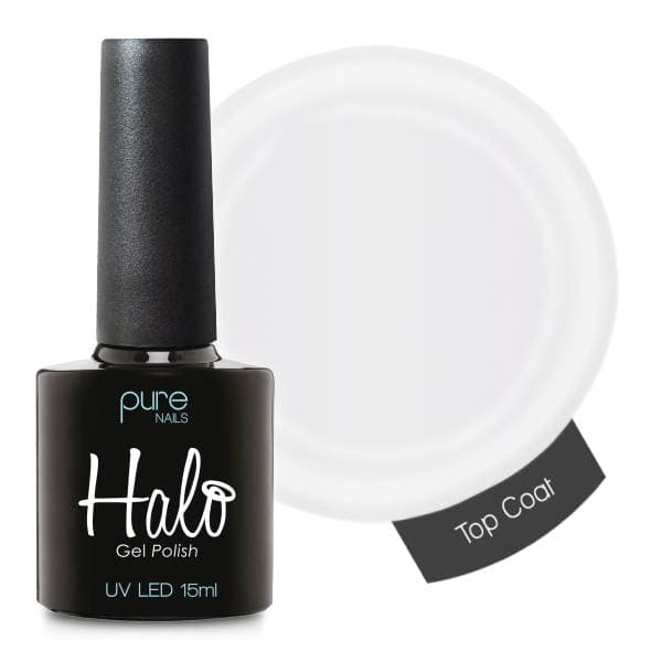 HALO GEL POLISH -- Top Coat 15ml (HEMA FREE)