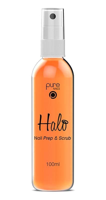 HALO GEL POLISH -- Nail Prep & Scrub ORANGE 100ml