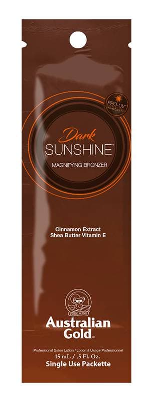 AUSTRALIAN GOLD - SACHET - Dark Sunshine - 15ml