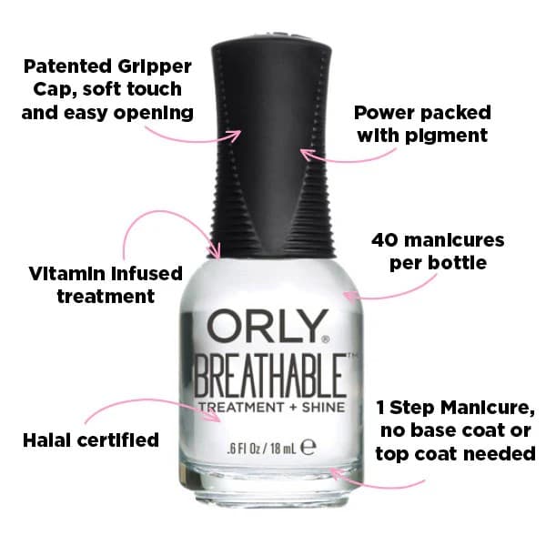 ORLY BREATHABLE - POLISH - Treatment and Shine - 18ml