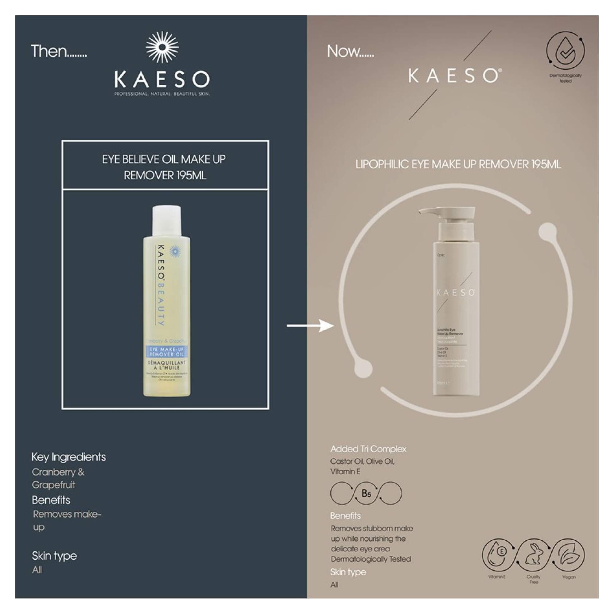 KAESO EYE TREATMENTS - Eye Make Up Remover Oil Eye Believe