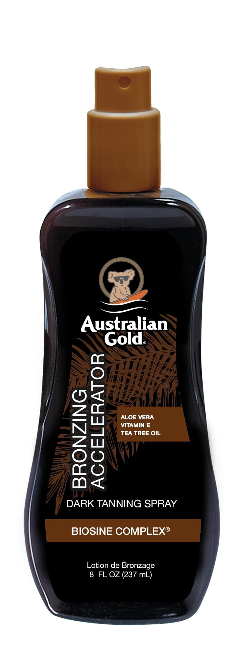 AUSTRALIAN GOLD - BOTTLE - Dark Tanning Accelerator Spray Gel With Bronzer - 237ml