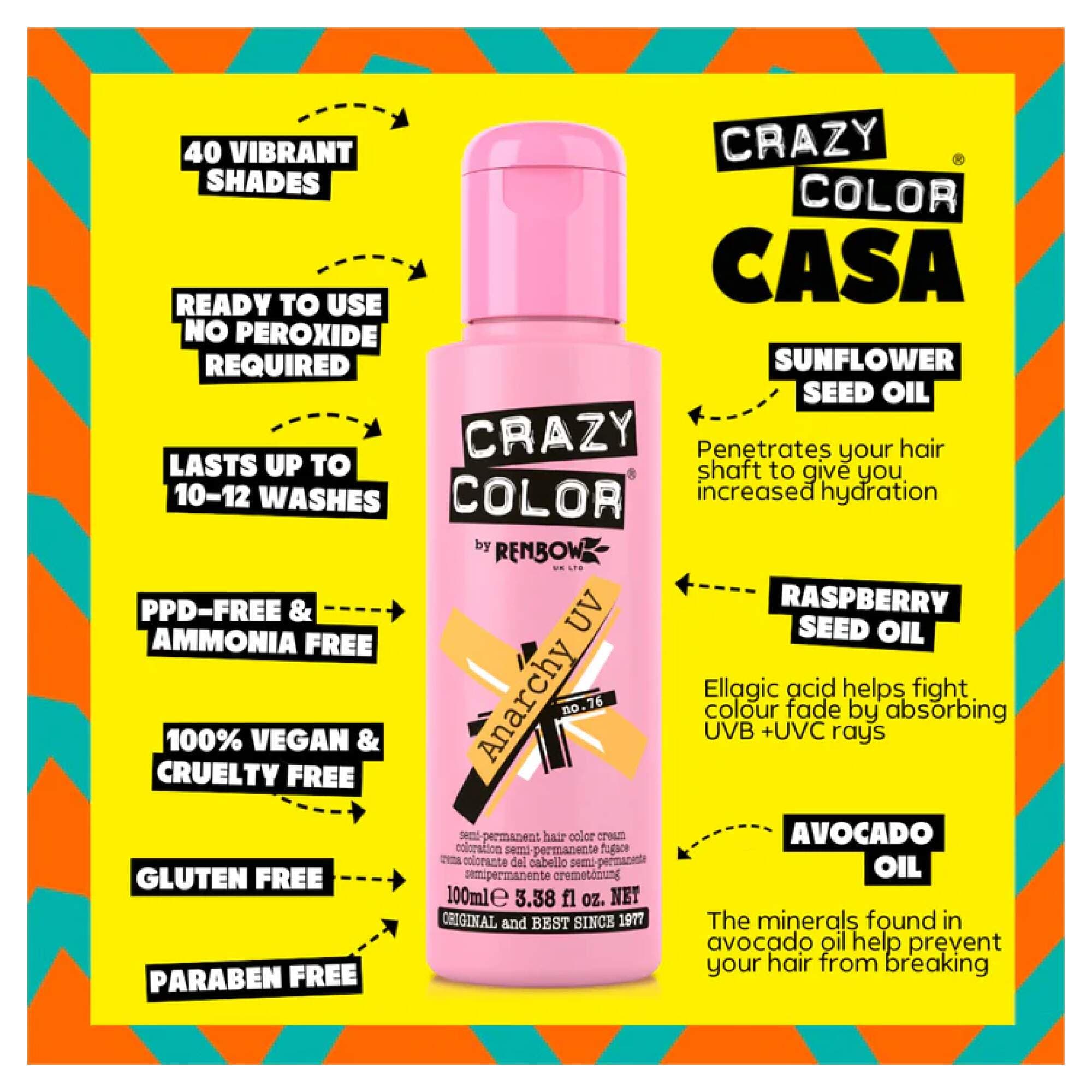 Crazy Color - Vibrant Shades - Anarchy UV (76) - Image 2