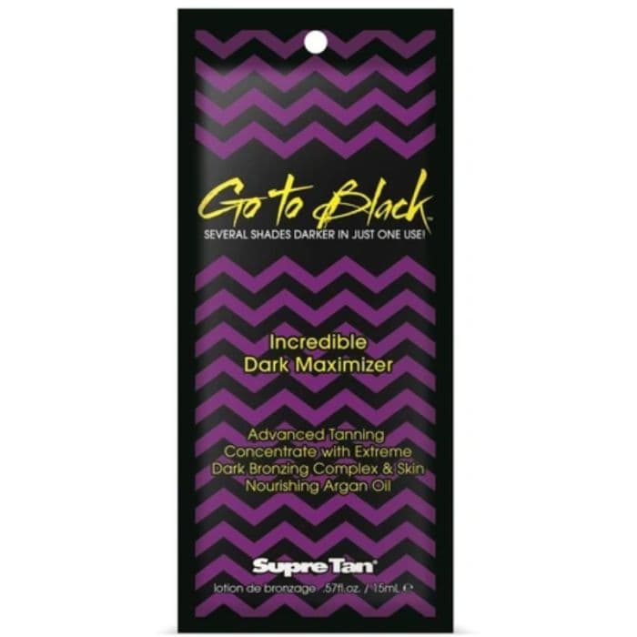 Supre Tan - Go To Black - Sachet - Maximizer