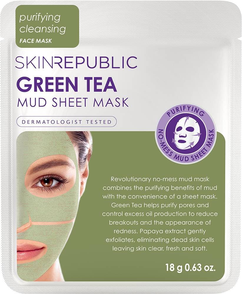 Skin Republic Green Tea Mud Sheet Mask