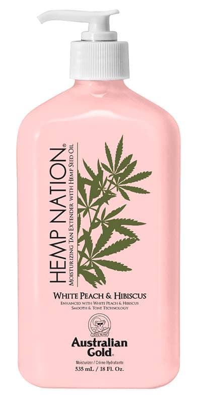 AUSTRALIAN GOLD - HEMP NATION - White Peach & Hibiscus - Body Lotion - 535ml 