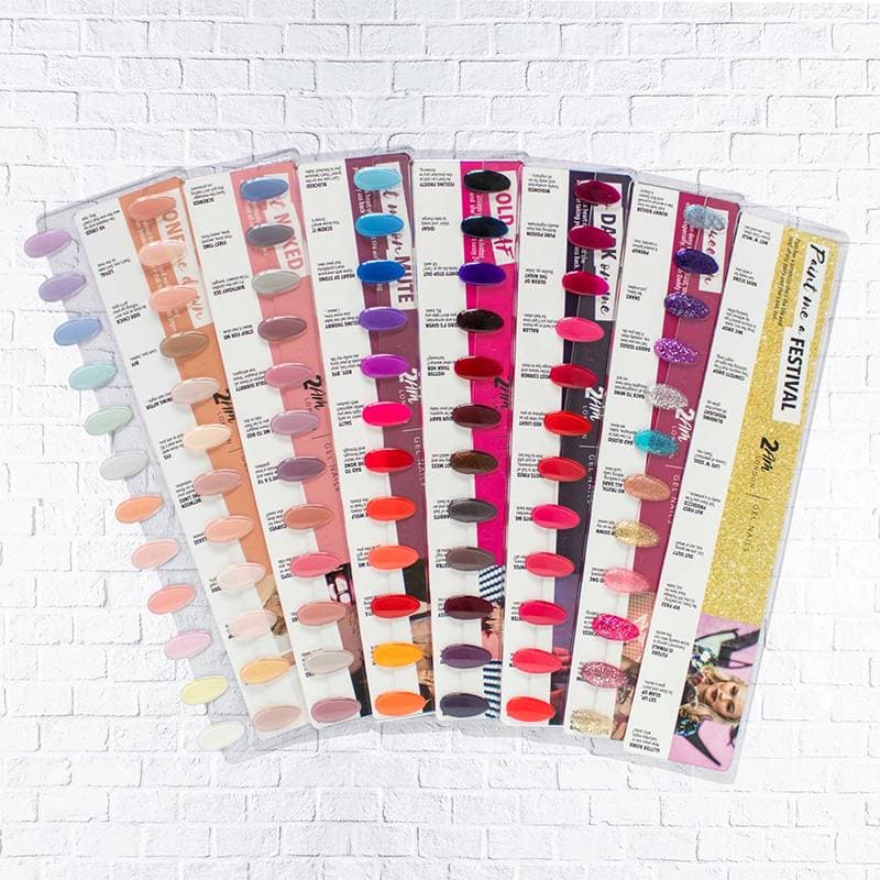 2AM London Full Collection Colour Nail Chip Palettes