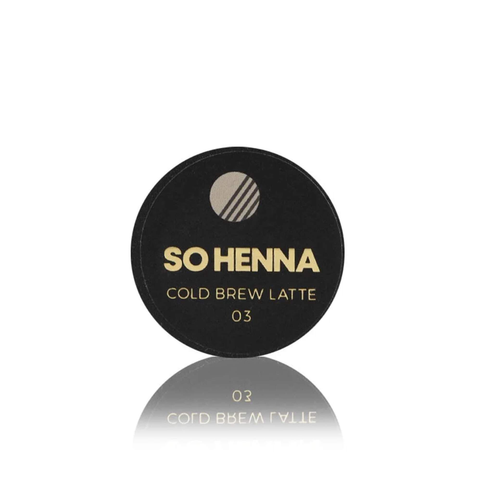 So Henna Brow Henna Jars Cold Brew Latte #3