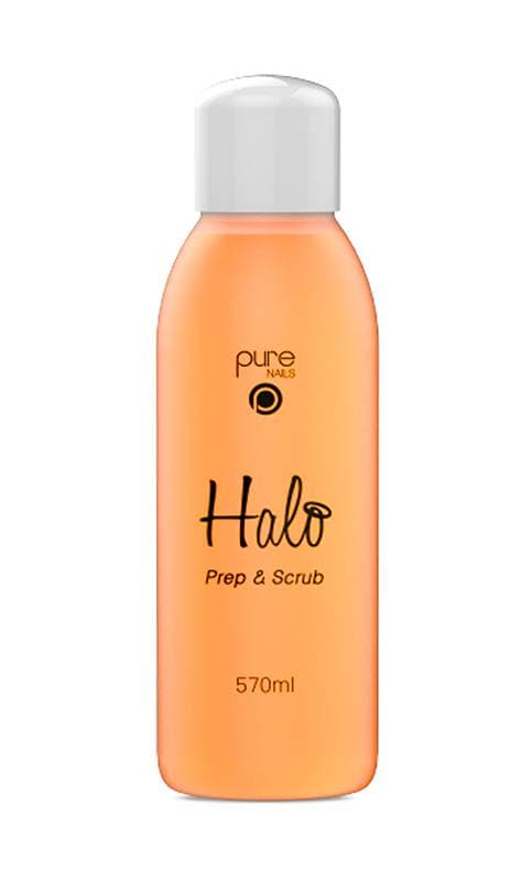 HALO GEL POLISH -- Nail Prep & Scrub ORANGE 570ml