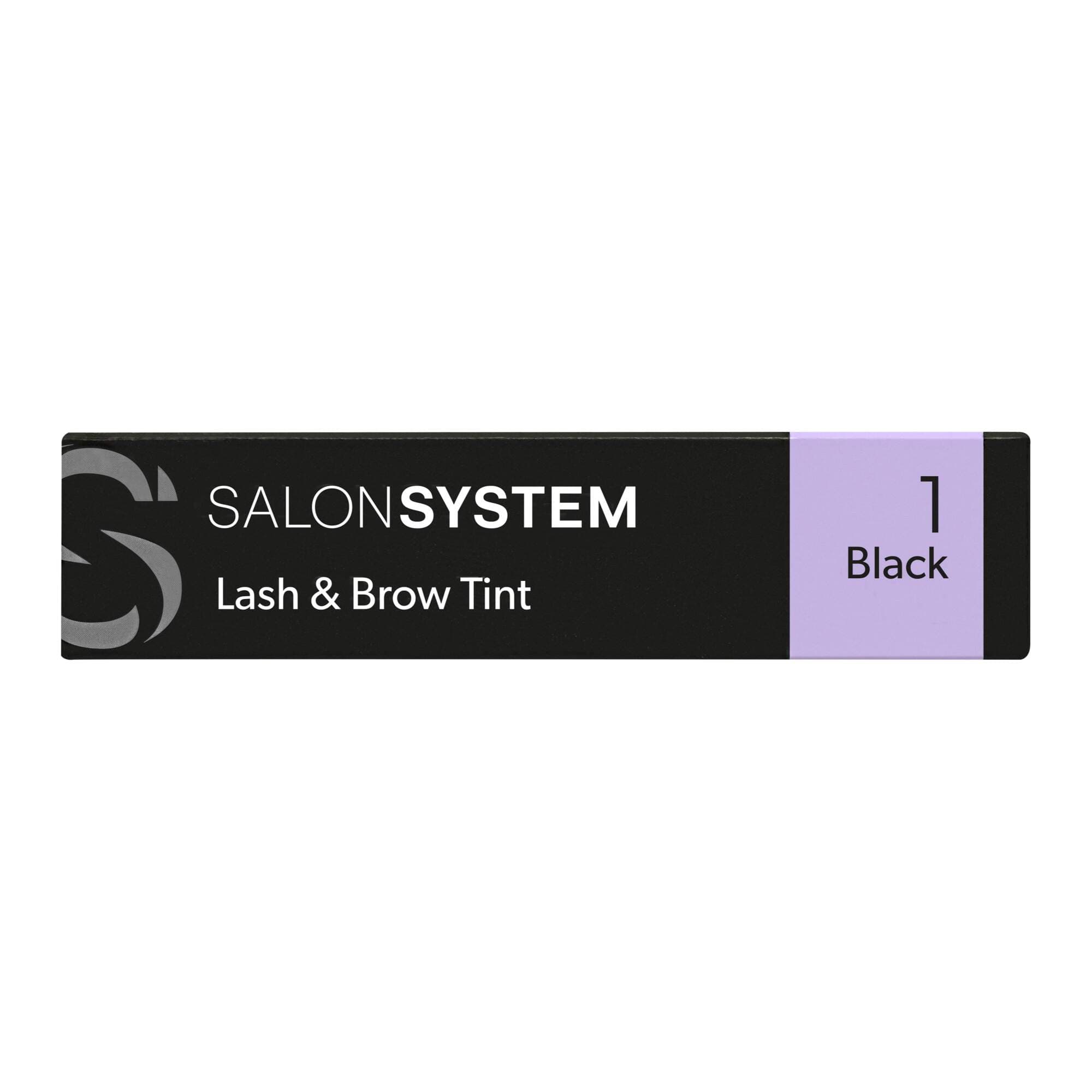 Salon System LashTint Lash & Brow Tint Black 15ml
