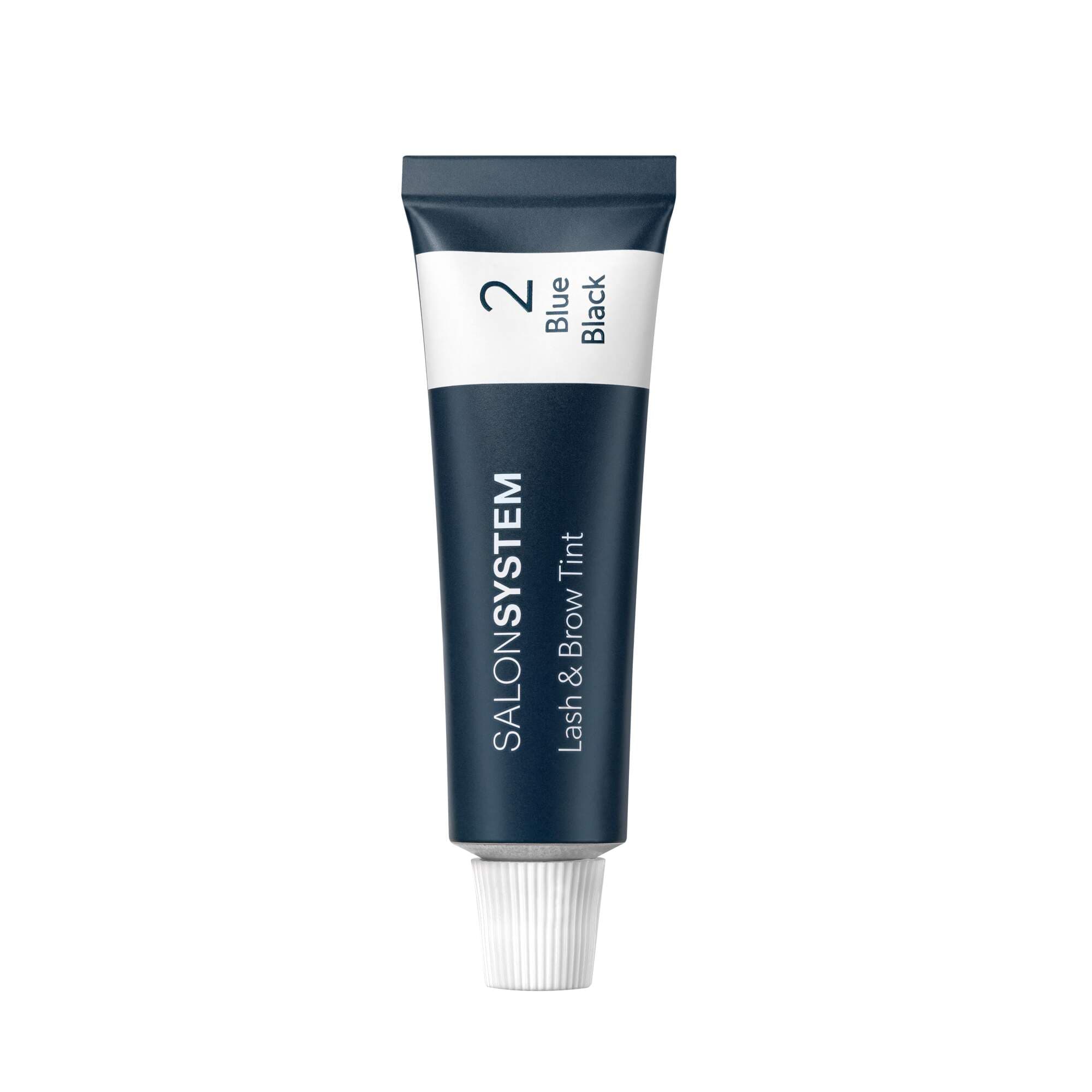 Salon System LashTint Lash & Brow Tint Blue/Black 15ml - Image 2