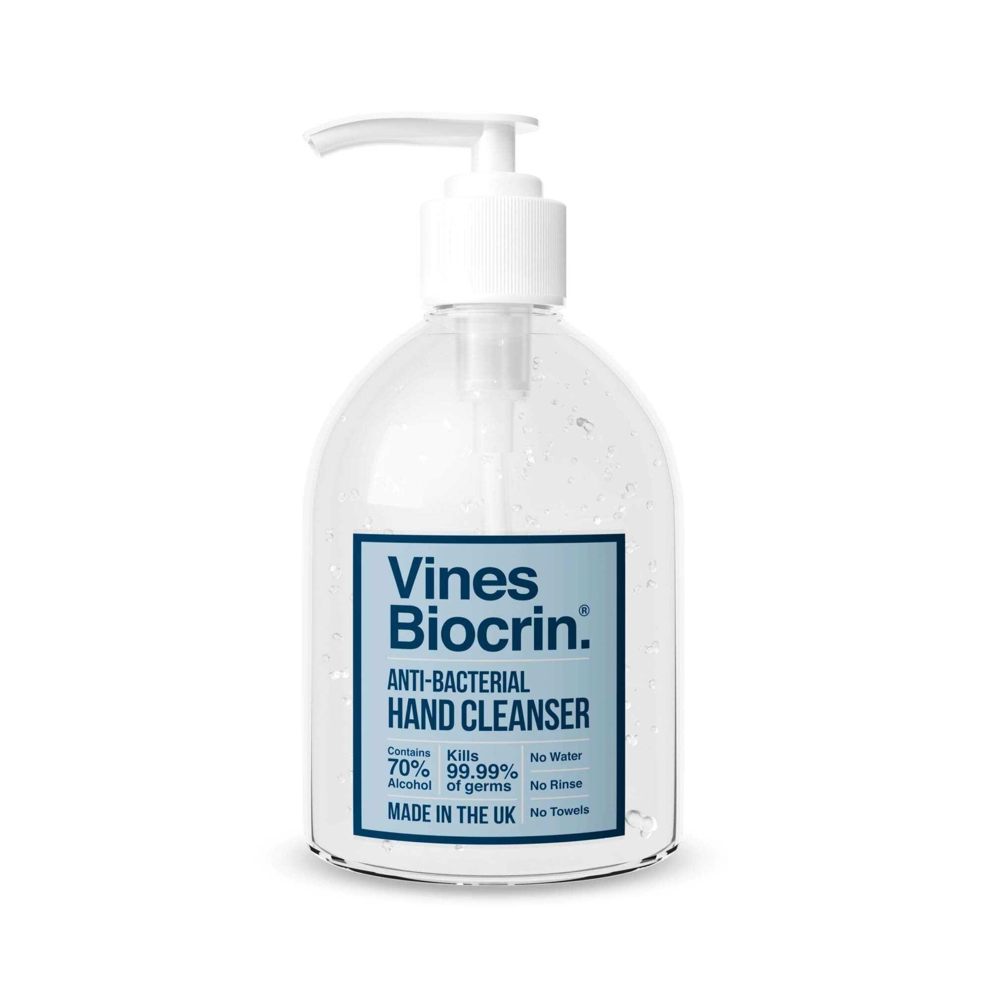 VINES BIOCRIN -  Anti Bacterial Gel (No Water) 500ml
