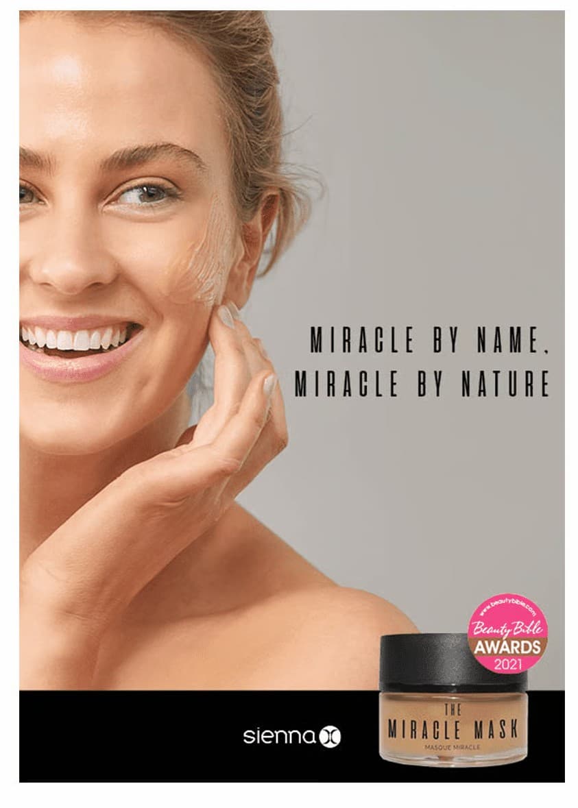 SIENNA X - SKINCARE MARKETING - A4 Miracle Mask Poster