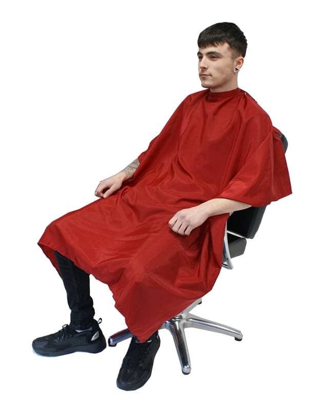 Hair Tools Red Barber Gown