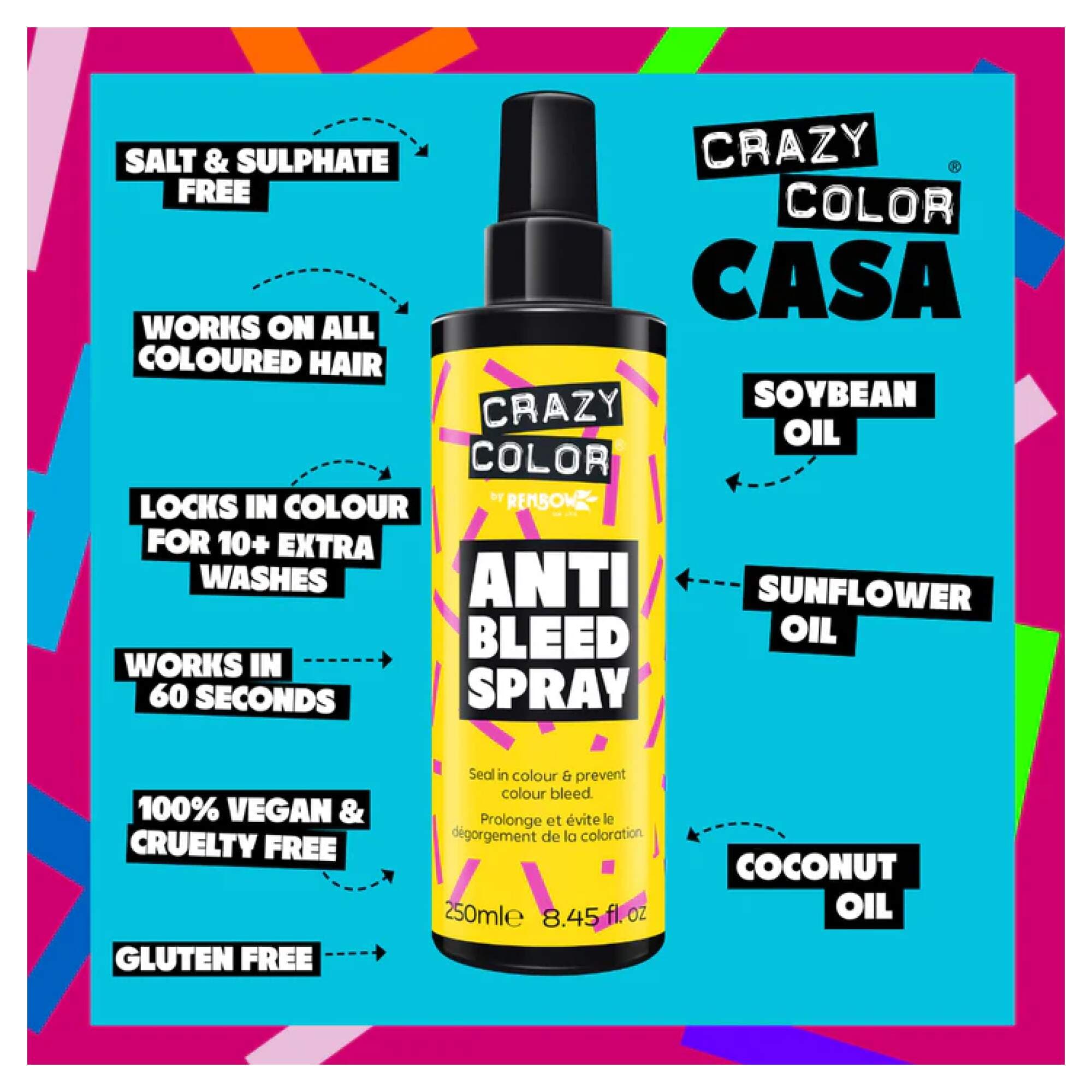 Crazy Color - Haircare - Anti Bleed Spray - Image 2