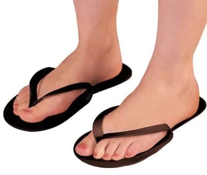 Disposable Flip Flops Black