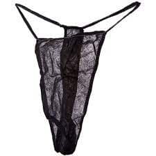 Disposable G-Strings Black