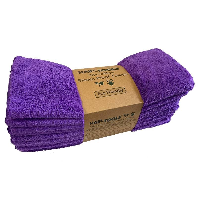 Hair Tools Towels - Microfibre Bleach Proof - Purple