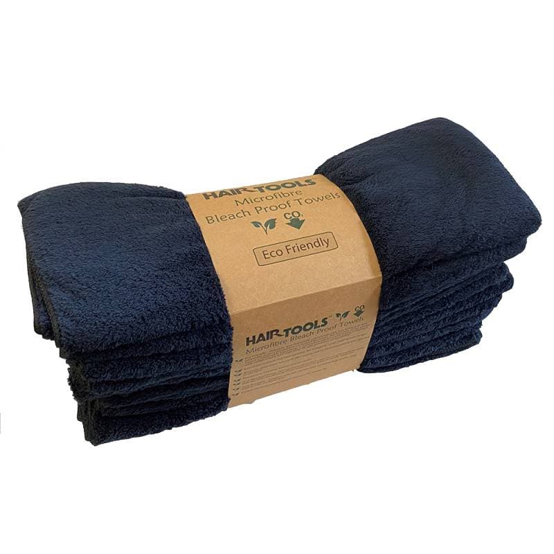 Hair Tools Towels - Microfibre Bleach Proof - Black
