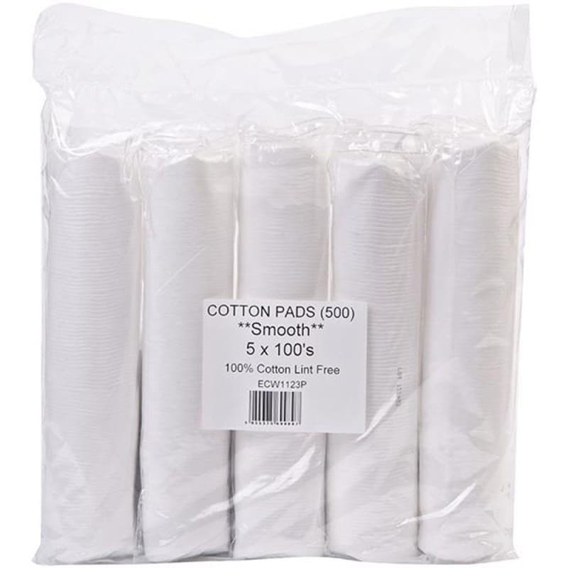 Salon Serve Cotton Pads  - Smooth Lint Free (5x100pk)