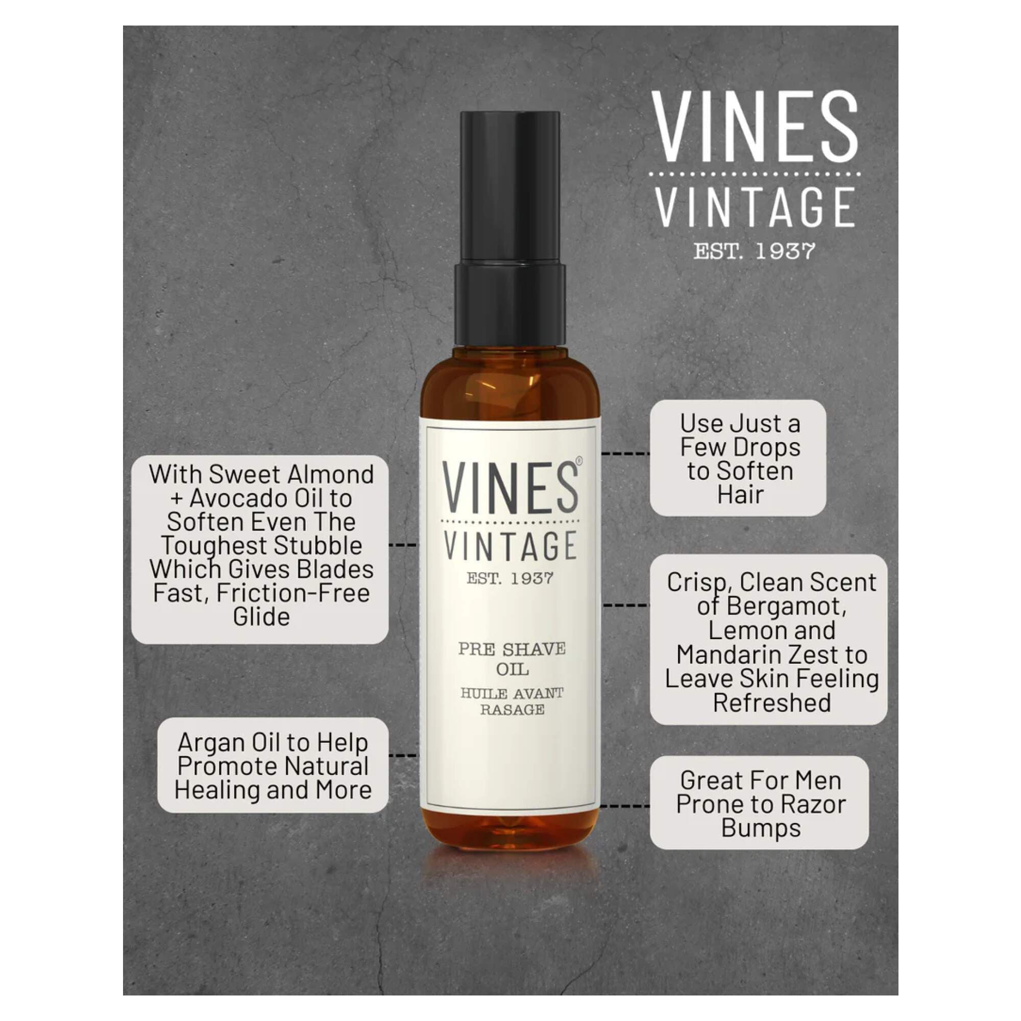 VINES VINTAGE - SHAVE - Pre Shave Oil - Image 2