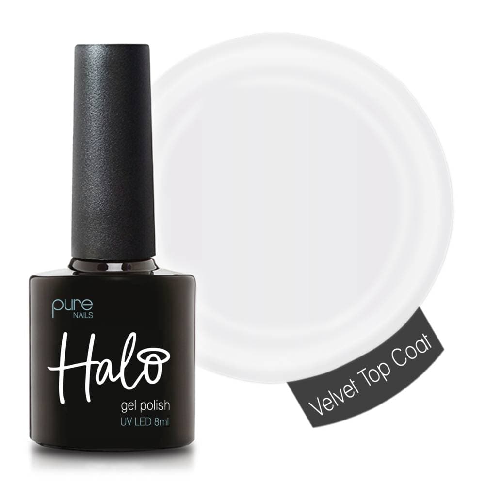 HALO GEL POLISH -- Top Coat Velvet 8ml 