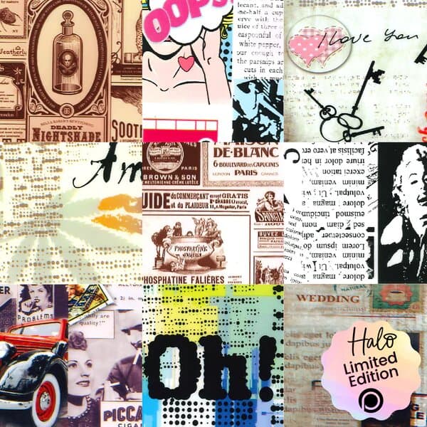 HALO CREATE - Nail Foils - Vintage Print