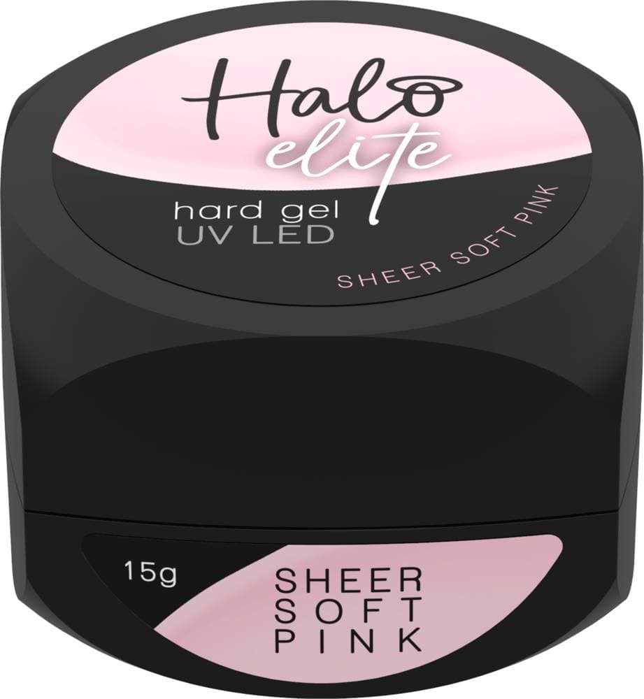 HALO ELITE - Hard Gel Sheer Soft Pink 15g