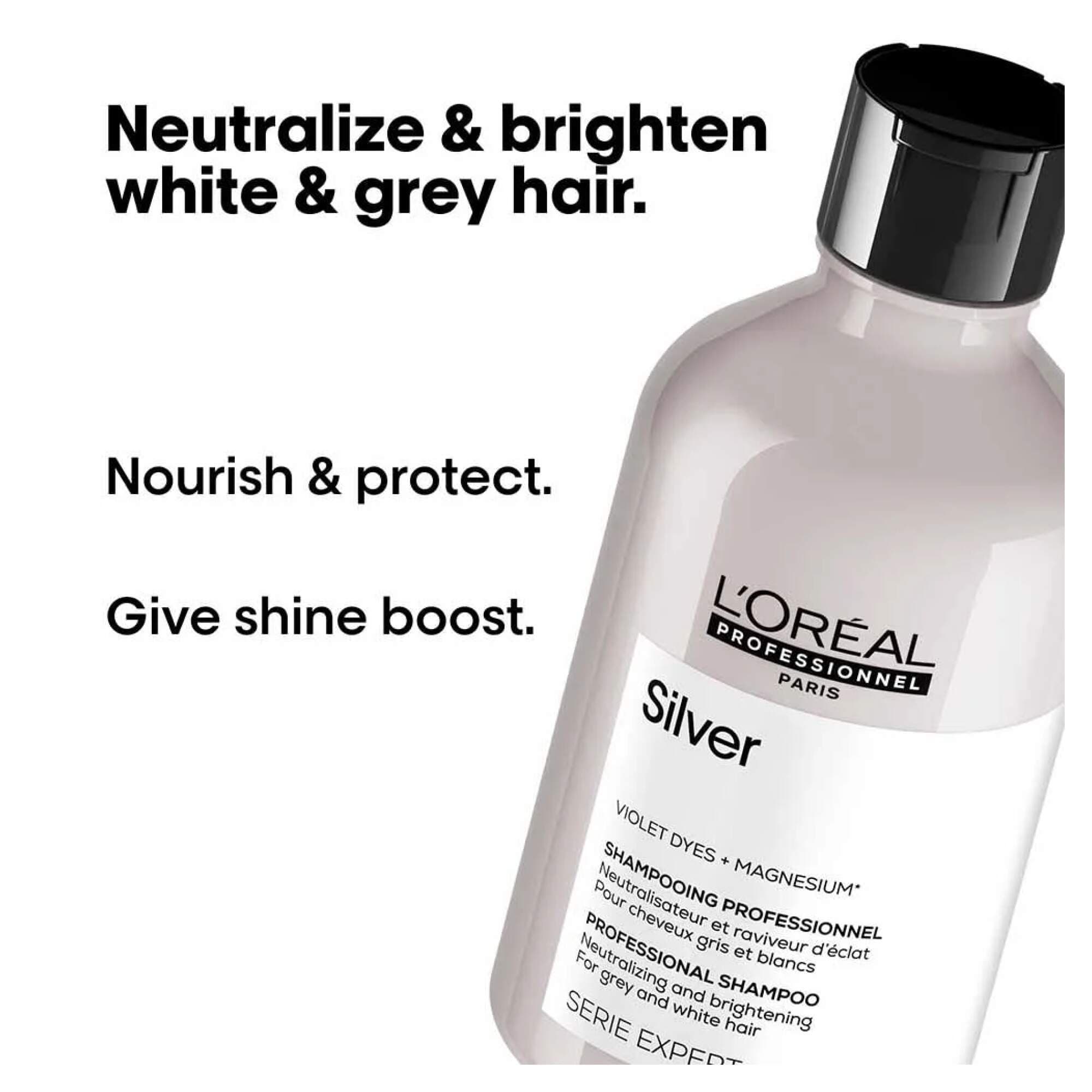 L'Oréal Serie Expert - Silver - Shampoo - 300ml - Image 2