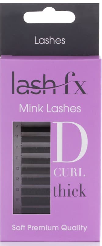Lash FX - Tray Lashes Mink - Mink D Curl Thick (0.15) 11mm