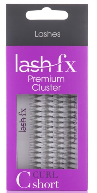 Lash FX - Tray Lashes Cluster - Premium Cluster Lashes C Curl Short
