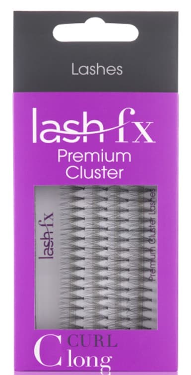 Lash FX - Tray Lashes Cluster - Premium Cluster Lashes C Curl Long