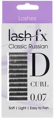 Lash FX - Tray Lashes Russian - D Curl Extra Fine (0.07) 11mm