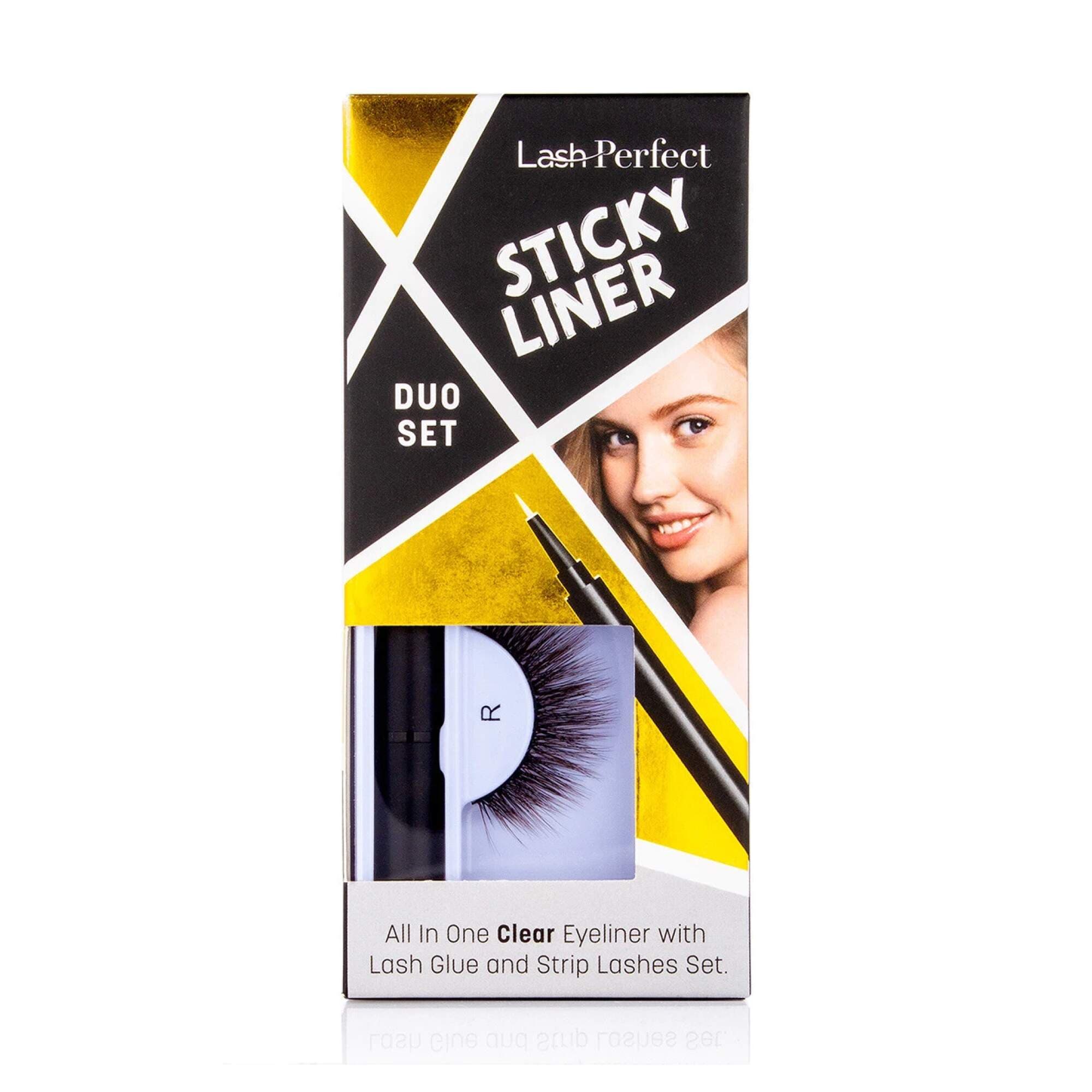 LASH PERFECT STRIP LASHES - Sticky Liner Duo Clear Liner & Lashes