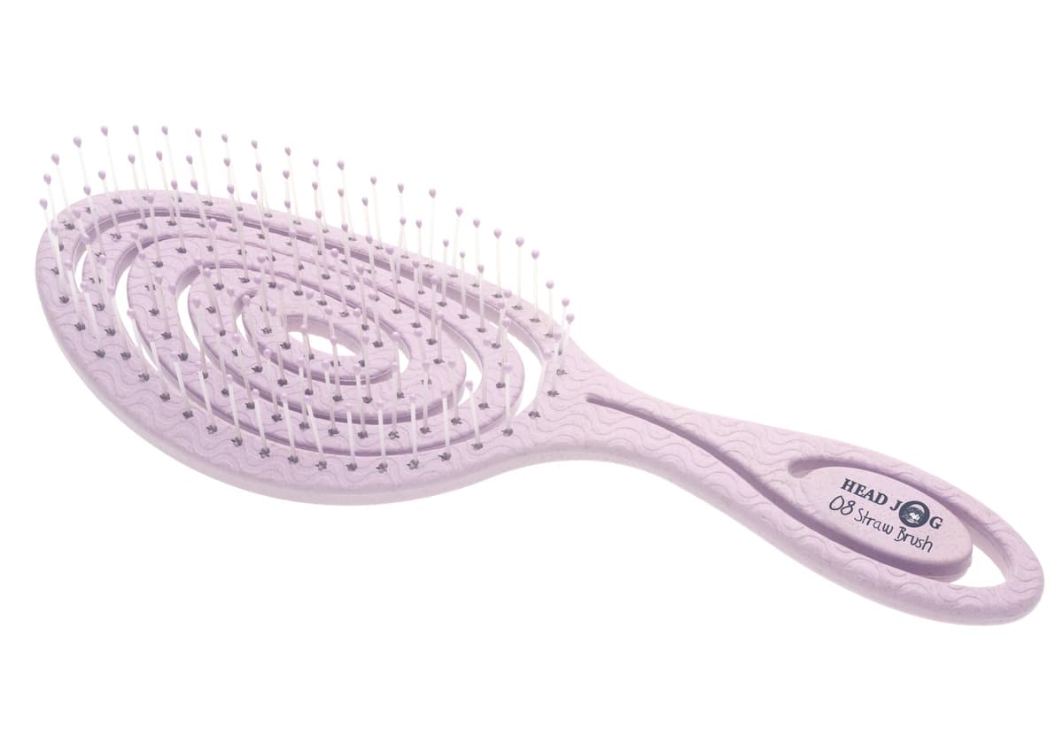 HEAD JOG BRUSH - 08 - Straw Brush Heather