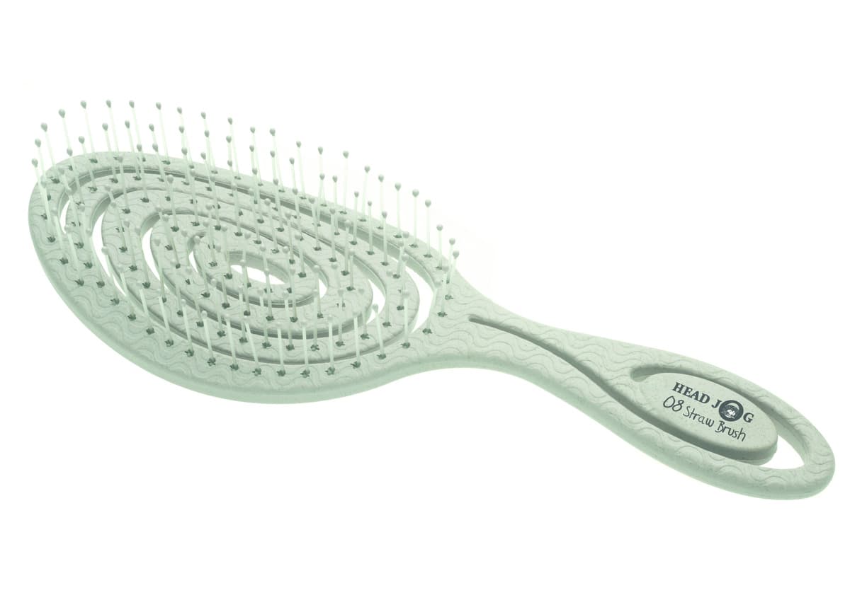HEAD JOG BRUSH - 08 - Straw Brush Sage