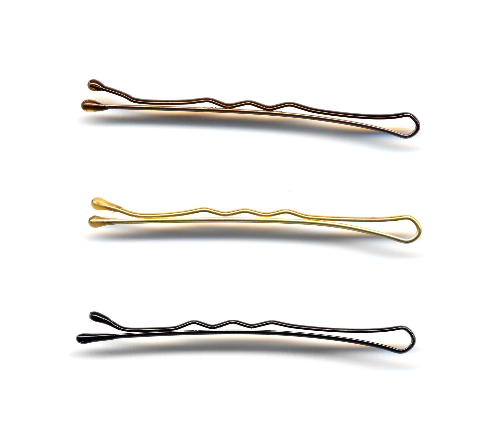 Hair Tools Waved Kirby Grips 2" Blonde 250pk